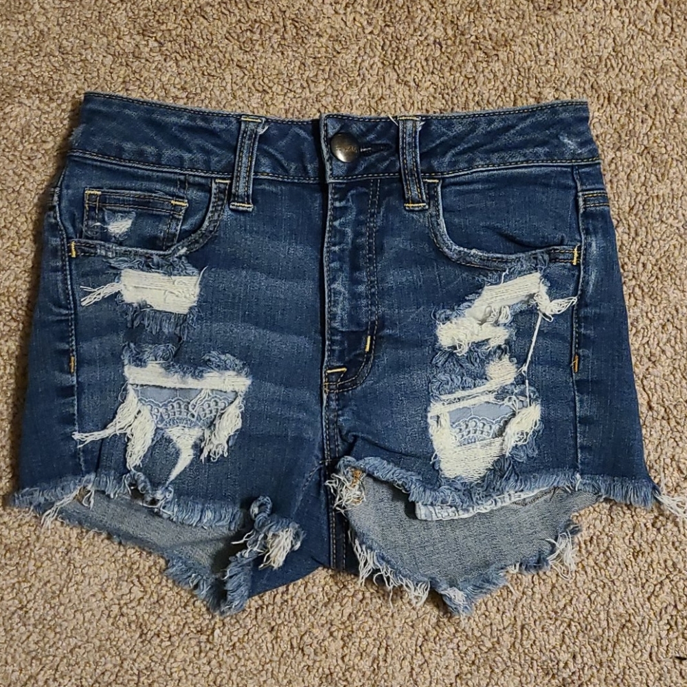 American Eagle Hi-rise shorts